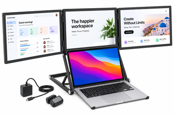 Well & Noble Triple Screen Extender Monitor
